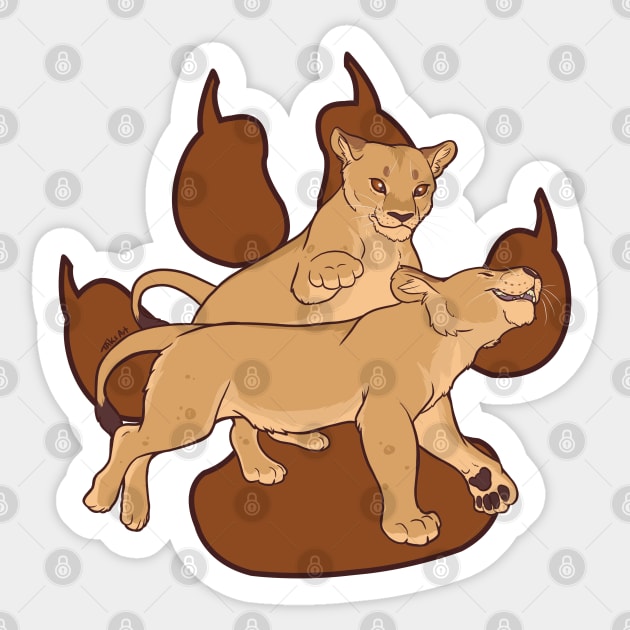 Pounce! Sticker by TaksArt